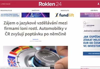 Roklen24 článek Lingua Centrum