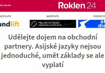 Roklen24 článek Lingua Centrum